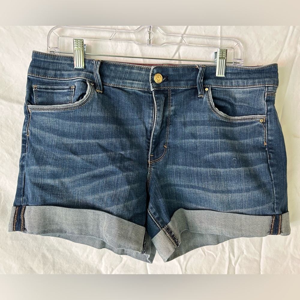 White House Black Market Indigo Jean Shorts